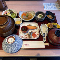 札幌 なだ万雅殿 - 朝の茶粥定食