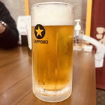 酒津屋 - セットの生ビール