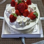Cream fraise genoise - ショートケーキ②