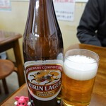 旭川ラーメン - 瓶ビール　￥570　