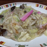 銀座 吉宗 - 皿うどん 太麺 1100円