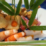 御料理 良所 - 海老とカラスミ