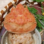 御料理 良所 - 蟹ごはん外子一杯