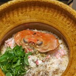 御料理 良所 - 蟹がこっち見てる