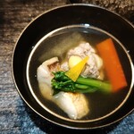 御料理 良所 - 甘鯛の椀物