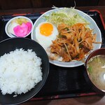 味処花しょく - 豚キムチ定食