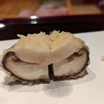 天ぷら たけうち - 原木しいたけと北海道ホタテ