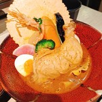 スープカレー奥芝商店 - 鶏あえず足カリー