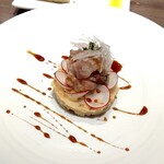 L'Agréable Esprit de GAMIN - 寒鰤のマリネとポテトサラダ照り焼きソース