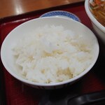 萬福屋 - 半ライス（￥100）