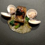 L'Agréable Esprit de GAMIN - 寒鰆のソテー北海大アサリと青海苔ソース