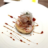 L'Agréable Esprit de GAMIN - 寒鰤のマリネとポテトサラダ照り焼きソース