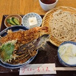 寿々喜 - ■(セットメニュー)海老天丼+もりそば 1000円(内税)■