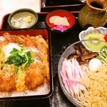 Sobadokoromaruki - カツ丼と蕎麦セット