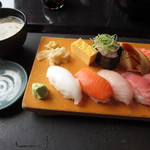 魚がし食堂はま蔵 - にぎり寿司（８５０円）