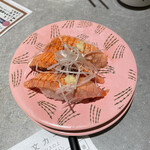 根室花まる - 炙りサーモン