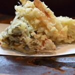 大納言本家 - エイひれかき揚げ