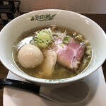 麺．SUZUKi - 味玉付き塩ラーメン