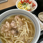 なか卯 - 鶏塩うどん