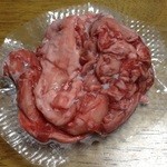 ステーキハウス神楽 - お土産に買ったスジ肉です　他にビーフジャーキーも購入。