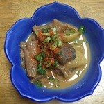 ステーキハウス神楽 - 神楽さんの和牛のスジはとても柔らかでトロトロの仕上がり