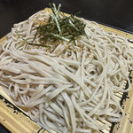 彩味庵 - ざるそば610円麺大盛り250円