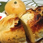 ベーカリーPao - ゆずあんぱん(￥180)
            、ハーブブレッド(￥340)。甘いパンもハード系もハズレは無！