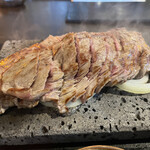 石焼ステーキ 贅 - 食べ比べコンビステーキ（サーロイン×赤身肉牛ささみ）