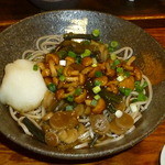 シロクマ食堂 - 山菜なめこおろし蕎麦