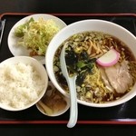 Chuuka Shenron - ラーメン定食（650円）
