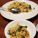 中国菜館 桂花 - 焼豚と蕪菜のチャーハン