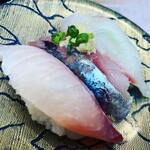 ぐるめ寿司 - 鮮魚三種