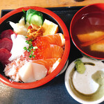 丼兵衛 - 特製さっぽろ朝市丼(並)