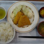 Kiyama Pakingu Eria No Bori Sen Sunakkukona - アジフライ定食