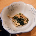 Fujiya - 令和5年1月 ランチタイム
                      寿司定食の小鉢