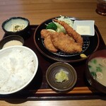 Sumiyaki Jirou - ミックスフライ定食1200円