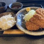 Tonkatsu Hamana - 大サイズ　おろしロース定食