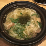 フナバシ屋 - なにわのかすうどん。何気に良い〆になりましたよ☆一人で食べるには中々の量でもありましたが(^^;;