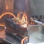 焼き鳥　柳屋 - 焼き台