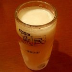 Uotami - "魚民"三鷹北口駅前店「生ビール」(中)一番搾り250円←473円