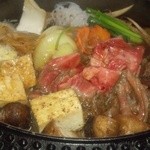 Sukiyaki Ogawatei - 山形牛すき焼き５２５０円コース