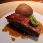 蒼 - 上田畜産 但馬玄フィレの炭火焼き 雉子谷さんより百合根’月光’