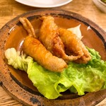 大衆イタ飯ツネキチ - 鶏皮餃子