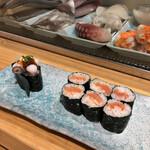 寿司の美登利 - 吸盤と明太子