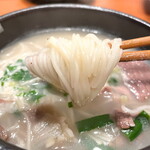 一味 - ソルロンタンにはそうめんが