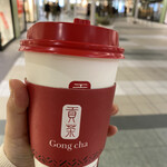 ゴンチャ - ホット　ブラックミルクティーS 440円　私