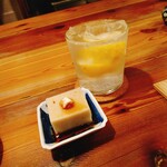 酒呑蕎食〆タグル - お通し