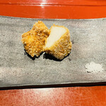 温石 - 海老芋のおかき揚げ