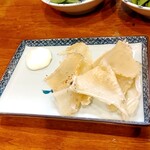 炭火食菜 くうや - エイヒレあぶり　450円