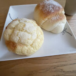 シエルブルー - ･めろめろメロン(130円)とパン･オ･レ 食パン(100円)
